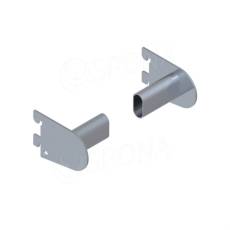 ARKSYS, koncovka do stojky pre oválnu trubku, pár, satin