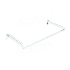 SUSPANCE, pár držiakov políc s vešiakovou tyčou, 600 x 350 mm, biela