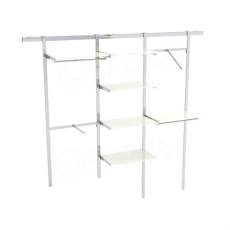 SUSPANCE, nástenná zostava 2673, s príslušenstvom, biela (bez políc)