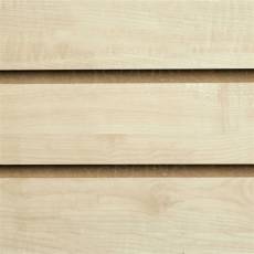 SLAT drážkový panel terminal 120 x 120 cm, 11 drážok, rozstup 10 cm, bez insertov, javor