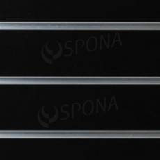 SLAT drážkový panel 120 x 240 cm, 15 drážok, rozstup 15 cm, bez insertov, čierny
