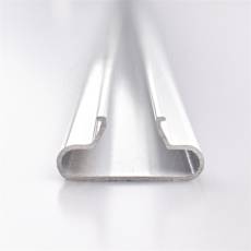 SLAT insert / lišta do drážky, profil T, hliník 0,85 mm, dĺžka 120 cm, zaguľatený, biely