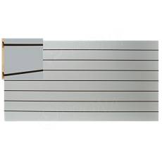 SLAT ART drážkový panel 240 x 120 cm, 7 drážok, rozstup 15 cm, bez insertov, šedý (grigio)