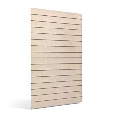 SLAT FIX drážkový panel 120 x 120 cm, 11 drážok, rozstup 10 cm, bez insertov, svetlé drevo