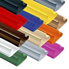 SLAT insert / lišta do drážky, plast, dĺžka 120 cm, šedý