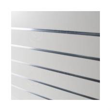 SLAT DREAM drážkový panel 120,5 x 122 cm, 7 drážok, rozstup 15 cm, bez insertov, biely