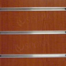 SLAT DREAM drážkový panel 120,5 x 244 cm, 15 drážok, rozstup 15 cm, bez insertov, čerešňa