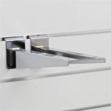 SLAT konzola koncová, dĺžka 250 mm, pár, chróm