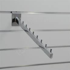 SLAT vodopád PRO, 9 kolíčkov, dĺžka 400 mm, sklon 15°, chróm