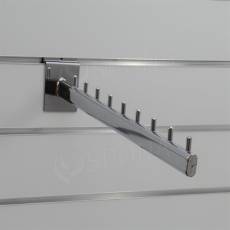 SLAT vodopád, 9 kolíčkov, dĺžka 400 mm, sklon 5°, chróm