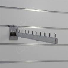 SLAT vodopád, 11 kolíčkov, dĺžka 450 mm, sklon 5°, chróm