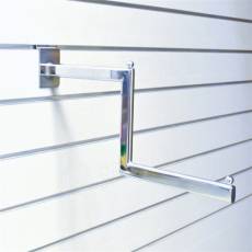 SLAT zalomené rameno, dĺžka 400 mm, chróm