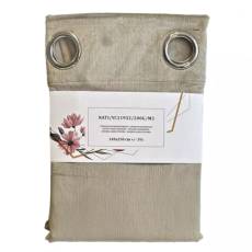 Záves do prezliekacej kabínky, 140 x 250 cm, NATI, béžový