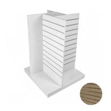 Gondola stredová do kríža C, SLAT panel, boky 91 cm, výška 135 cm, javor