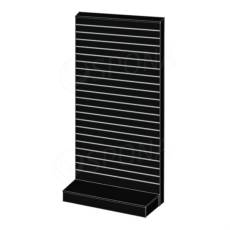 Gondola typ L, SLAT panel, 120 x 50 x 240 cm, čierna perla