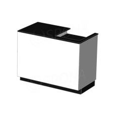 Pult BOX pokladničný 122 x 65 x 93 cm, ľavý
