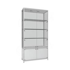 Vitrína Vitro-Al 102kabin, 100x40x198 cm, hliník