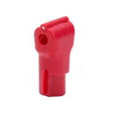 Bezpečnostný zámok SIMPLE k jednoduchým a dvojitým háčikom, červený